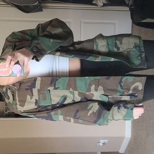 Camouflage utility jacket
